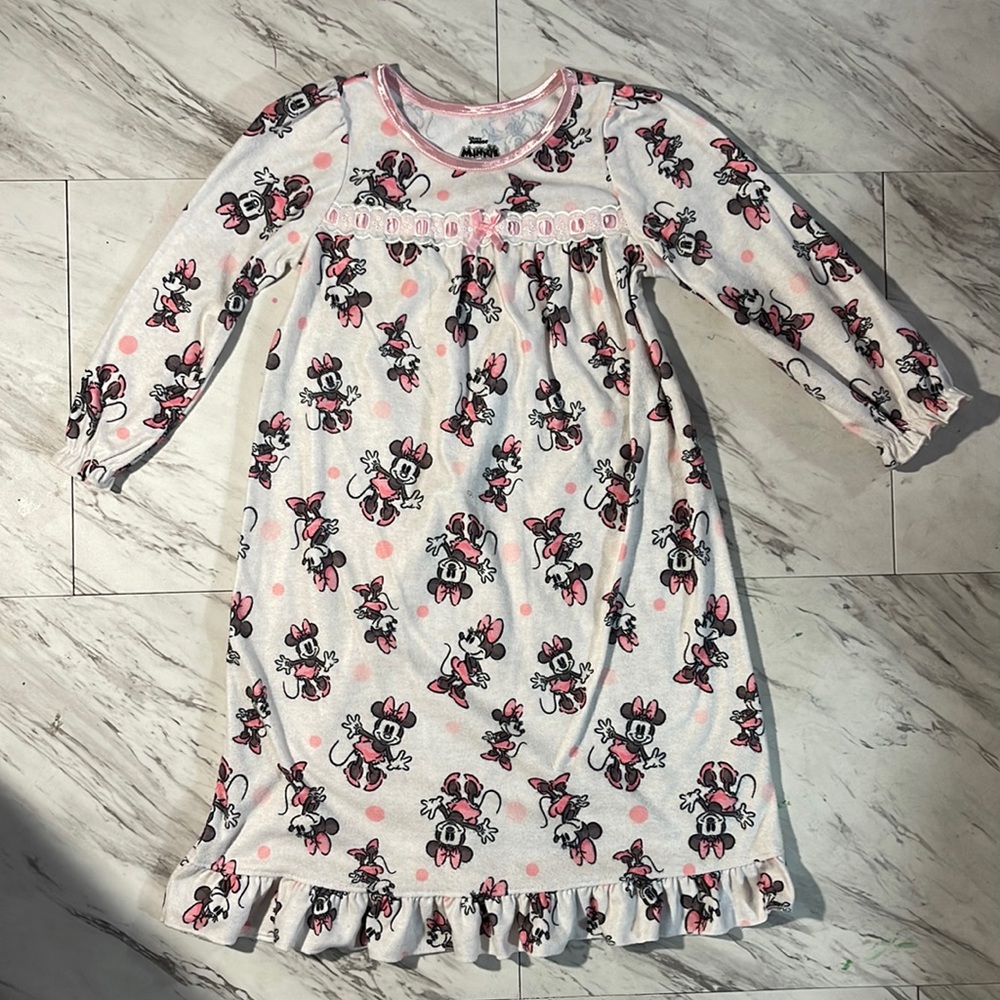 Toddler 3T Minnie pink pajamas dress
